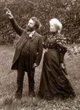 Camille Flammarion e sua esposa