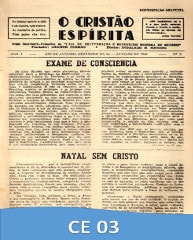 Capa da Edição 03 de O Cristão Espírita