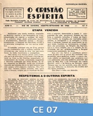Capa da Edição 07 de O Cristão Espírita