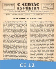 Capa da Edição 12 de O Cristão Espírita