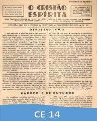 Capa da Edição 14 de O Cristão Espírita