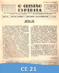 Capa da Edição 21 de O Cristão Espírita