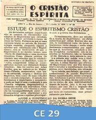 Capa da Edição 29 de O Cristão Espírita