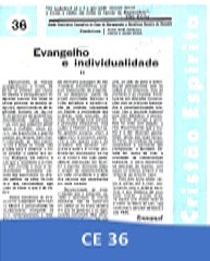 Capa da Edição 36 de O Cristão Espírita