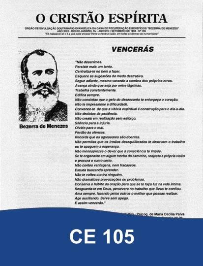 Capa da Edição 105 de O Cristão Espírita