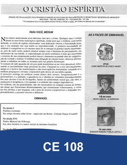Capa da Edição 108 de O Cristão Espírita
