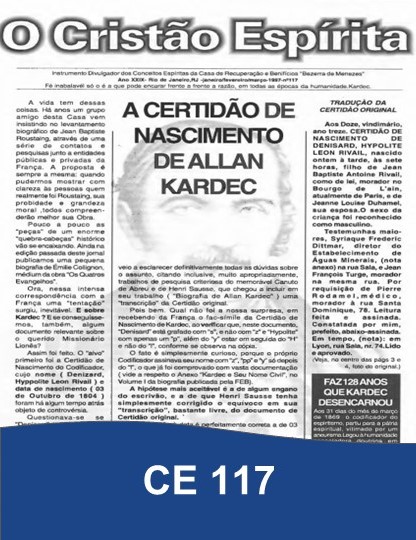 Capa da Edição 117 de O Cristão Espírita