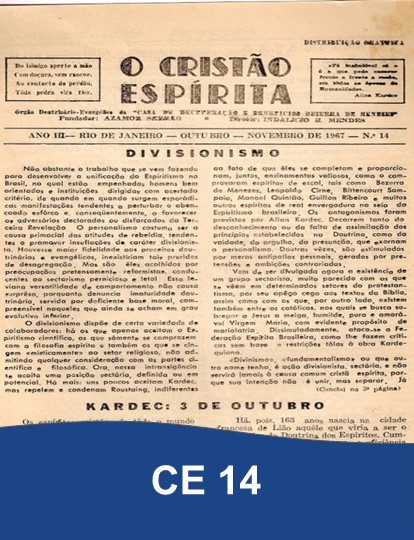 Capa da Edição 14 de O Cristão Espírita