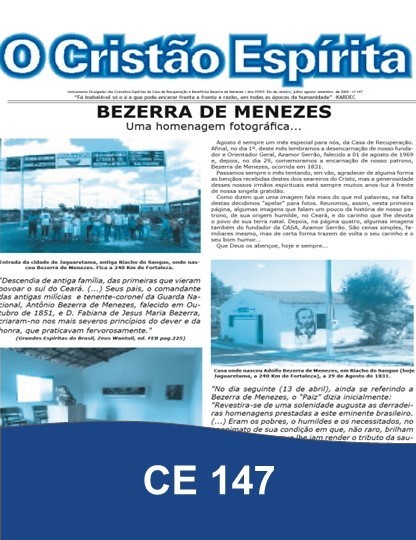 Capa da Edição 147 de O Cristão Espírita