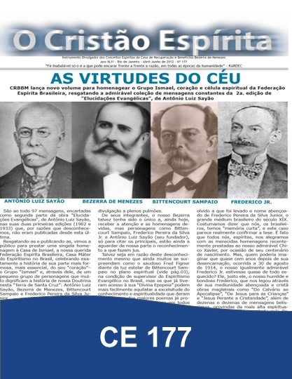 Capa da Edição 177 de O Cristão Espírita