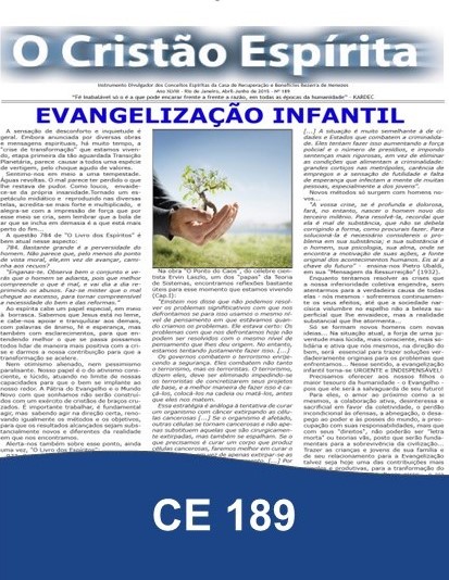 Capa da Edição 189 de O Cristão Espírita