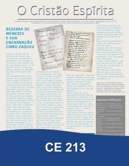 Capa da Edição 212 de O Cristão Espírita