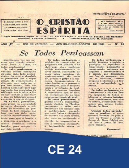 Capa da Edição 24 de O Cristão Espírita
