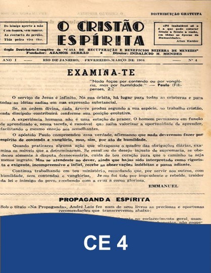 Capa da Edição 04 de O Cristão Espírita