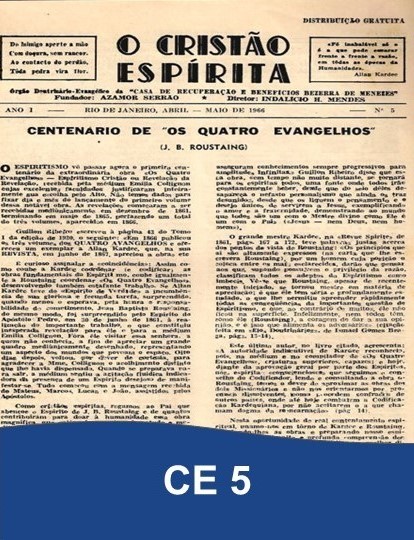 Capa da Edição 05 de O Cristão Espírita