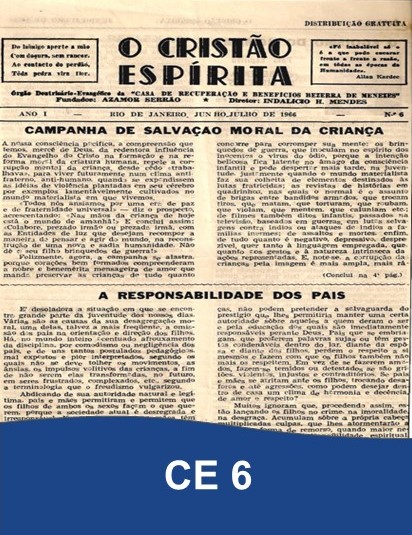 Capa da Edição 06 de O Cristão Espírita