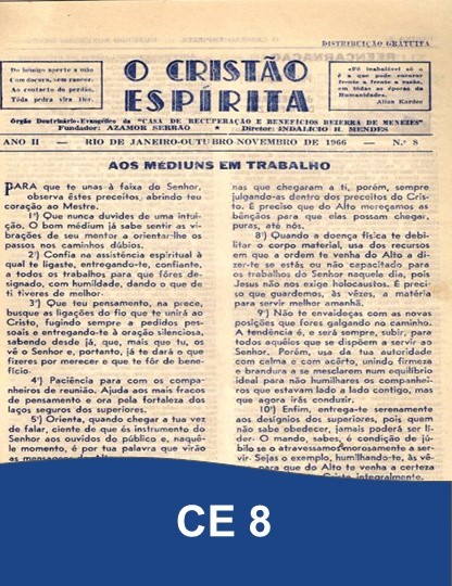 Capa da Edição 08 de O Cristão Espírita