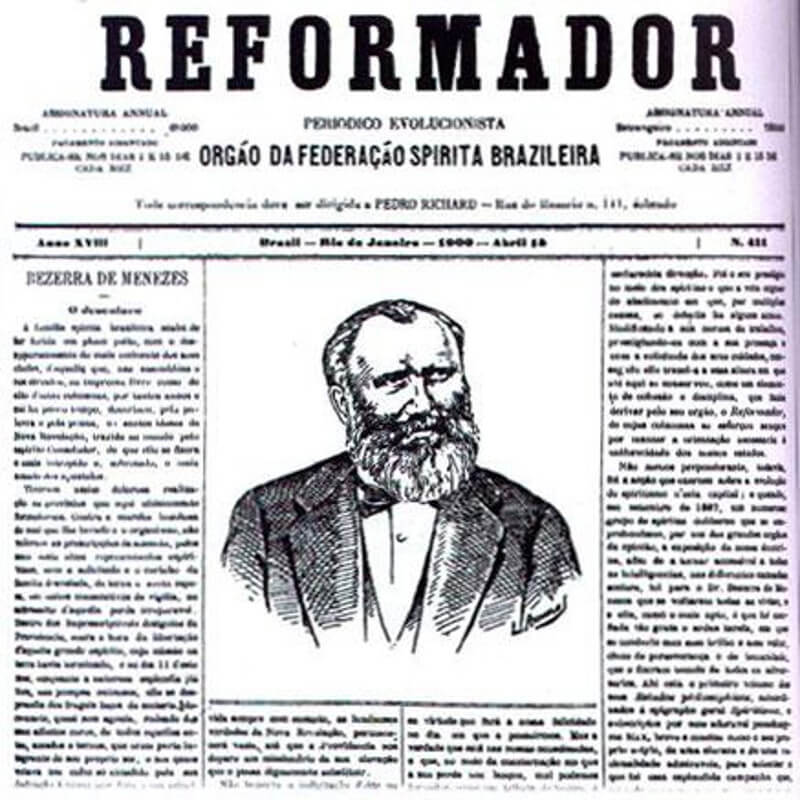 Anúncio do falecimento do Dr. Bezerra de Menezes em O Reformador
