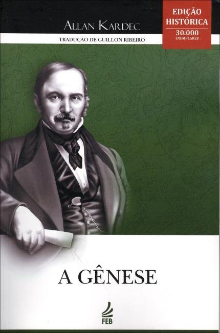 Capa do volume A Gênese de Allan Kardec