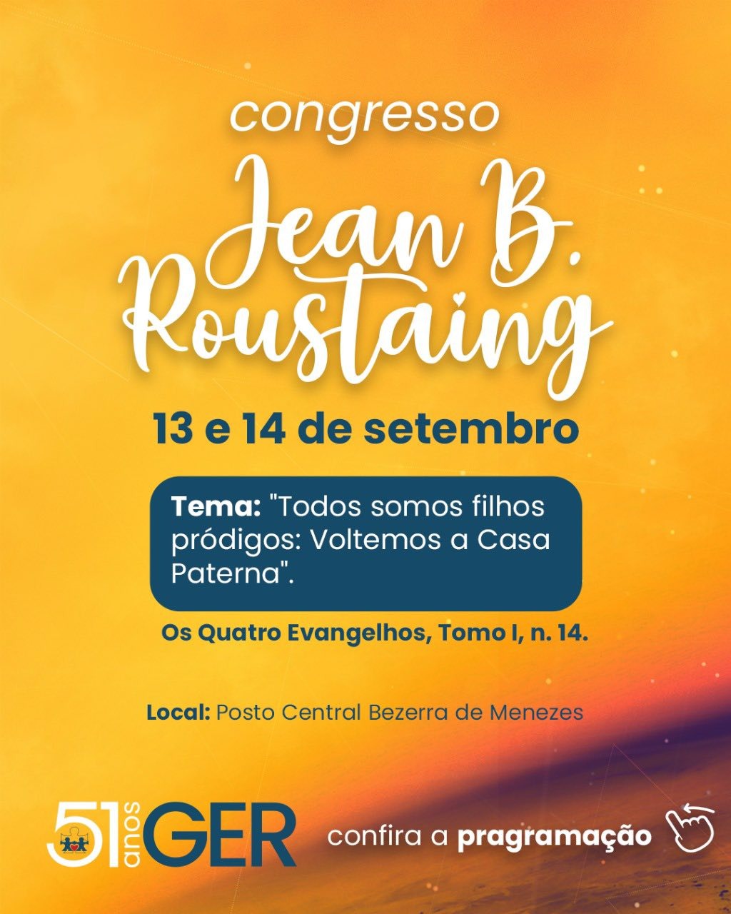 Cartaz do XXI Congresso Roustaing