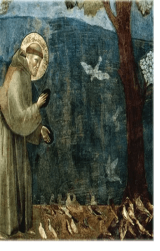 Pintura de Francisco de Assis, por Giotto