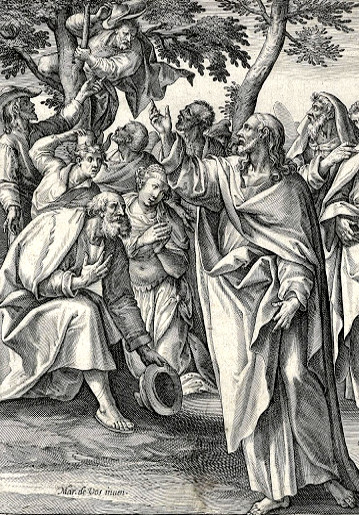 Cristo na casa de Zaqueu - Flemish, 1590-1622