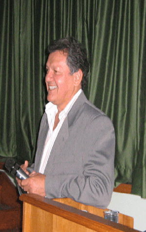 O orador e escritor Ariston Santana Teles
