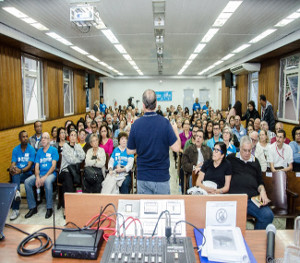 Panorama do público do XIV Congresso Roustaing, durante a exposição do Dr. Maurício Neiva Crispin